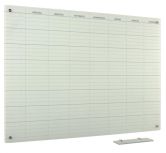 Whiteboard Glas Solid 8-Wochen Mo-So 120x180 cm