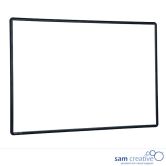 Whiteboard Pro Magnetisch Emailliert 100x200 cm schwarzer Rahmen