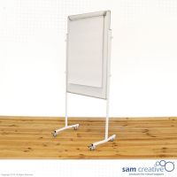 Flipchart Kombi Whiteboard und Pinwand 80x120 cm