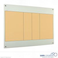 Whiteboard Glas Solid Volleyball 120x240 cm