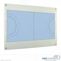 Whiteboard Glas Solid Handball 120x150 cm