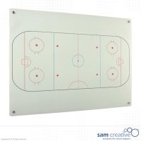 Whiteboard Glas Solid Eishockey 45x60 cm