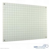 Whiteboard Glas Solid Karo 5x5 cm 90x120 cm