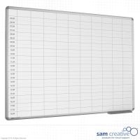 Whiteboard Tagesplaner 6:00–18:00 100x180 cm