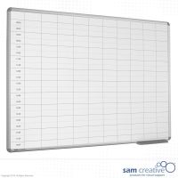 Whiteboard Tagesplaner 8:00–18:00 60x120 cm
