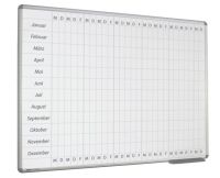 Whiteboard Jahresplaner Mo-Fr 100x150 cm