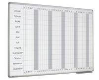 Whiteboard Jahresplaner Mo-So 100x180 cm