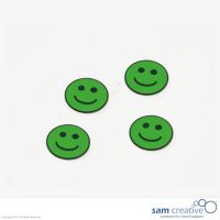Whiteboard Magnetsymbole Smiley :-) 50mm grün