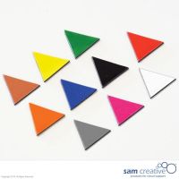 Whiteboard Magnetsymbole Dreieck 2 cm weiß