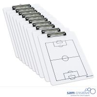 Klemmbrett Whiteboard A4 Fußball (set 10 stuck)