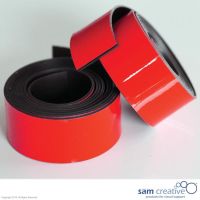 Whiteboard Magnetband 20mm Rot, 2x 100cm