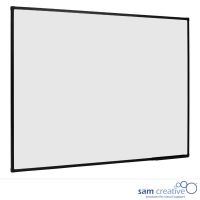 Whiteboard Basic Magnetisch Lackiert 45x60 cm schwarzer Rahmen