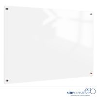 Whiteboard Glas Solid Transparent 90x120 cm