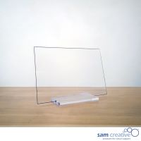 Whiteboard Desk Tischmodell Transparent 45x60 cm